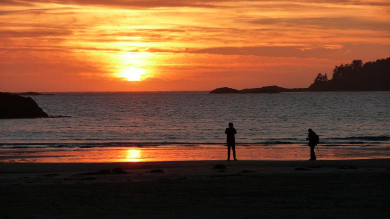 meditating face to sun